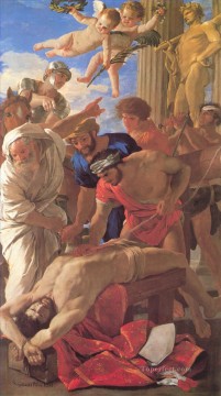 Nicolas Poussin Painting - The Martyrdom of St Erasmus classical painter Nicolas Poussin